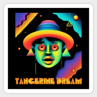 ≈ Tangerine Dream Retro Fan Design ≈ Sticker